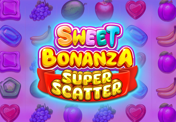 Слот Sweet Bonanza Super Scatter в казино Лимитлесс